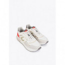 DEPORTIVA CON PLATAFORMA TRICOLOR EN TEJ