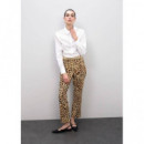 Reversible Belt With Oval Logo Buckle Metal-metal  LOLA CASADEMUNT