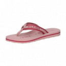 Th Webbing Summer Sandal Foggy Pink  TOMMY HILFIGER