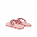 Th Webbing Summer Sandal Foggy Pink  TOMMY HILFIGER