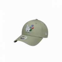 Gorros y Gorras Gorra NEW ERA Mujer los Angeles Dodgers Floral Icon 9FORTY Verde