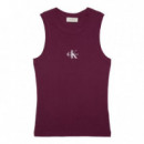 Camiseta Monogram Rib  CALVIN KLEIN