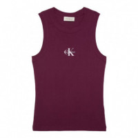 Camiseta Monogram Rib  CALVIN KLEIN