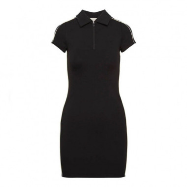 Vestido Corto Tipo Polo de Punto T&eacute;cnico  CALVIN KLEIN