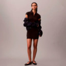 Vestido Corto Tipo Polo de Punto Técnico  CALVIN KLEIN