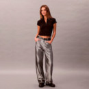 Polo Cropped de Punto Técnico  CALVIN KLEIN