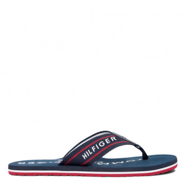 Chanclas de Tiras de Textil Trenzado con Logo  TOMMY HILFIGER