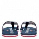 Chanclas de Tiras de Textil Trenzado con Logo  TOMMY HILFIGER