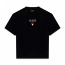 Camiseta con Logo Estampado  GUESS