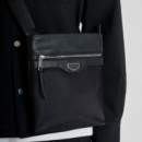 Bandolera Mensajero de Nylon y Cuero Sintético  ANTONY MORATO