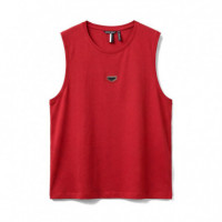 Camiseta sin Mangas Regular Fit de Algodón con Placa con Logotipo  ANTONY MORATO