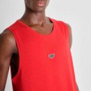 Camiseta sin Mangas Regular Fit de Algodón con Placa con Logotipo  ANTONY MORATO