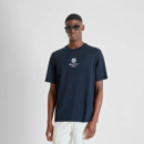 Camiseta De Corte Relajado Con Estampado De Tigre