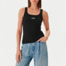 Top de Tirantes Bordado con Estrella  GUESS