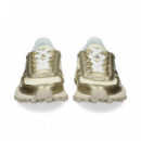 Deportivo Coordenadas Nylon Oro+blanco  LACOSTE