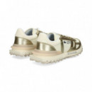 Deportivo Coordenadas Nylon Oro+blanco  LACOSTE