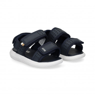 Sandalia Velcros Marino  HUGO