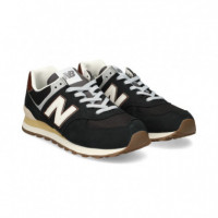 Deportivo Ante+malla Marron+negro  NEW BALANCE