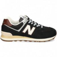 Deportivo Ante+malla Marron+negro  NEW BALANCE