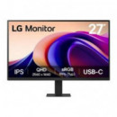 Monitor LG 27" IPS QHD 100HZ Usb-c HDMI (27U631A-B)