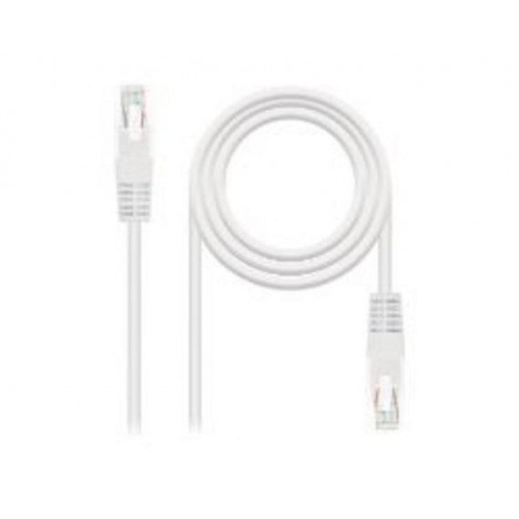 NANOCABLE RJ45 CAT.5E Utp AWG24 1M Blanco (10.20.0101-W)