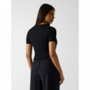 Camiseta con Logo Bordado de GUESS