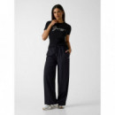 Camiseta con Logo Bordado de GUESS