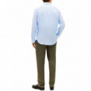 TOMMY HILFIGER - LINEN BENGAL STRIPE RF SHIRT - 0A5 - F|MW0MW42400/0A5