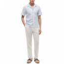 TOMMY HILFIGER - LIN BLEND TEXTURE STP S/S RF - 0A5 - F|MW0MW42457/0A5