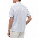 TOMMY HILFIGER - LIN BLEND TEXTURE STP S/S RF - 0A5 - F|MW0MW42457/0A5