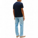 TOMMY HILFIGER - BRAND LOVE MONO STACK TEE - DW5 - F|MW0MW42365/DW5