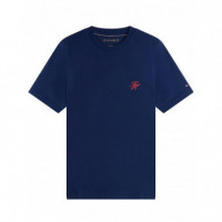 TOMMY HILFIGER - SCRIPT MONOGRAM SWIMSHOP TEE - DCC - F|MW0MW43066/DCC