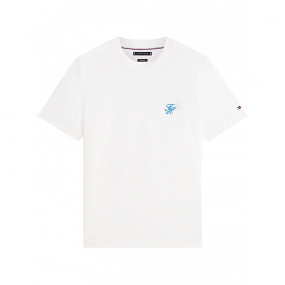 TOMMY HILFIGER - SCRIPT MONOGRAM SWIMSHOP TEE - YBL - F|MW0MW43066/YBL