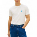 TOMMY HILFIGER - SCRIPT MONOGRAM SWIMSHOP TEE - YBL - F|MW0MW43066/YBL