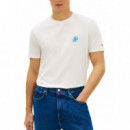 TOMMY HILFIGER - SCRIPT MONOGRAM SWIMSHOP TEE - YBL - F|MW0MW43066/YBL