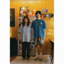 Camisetas Camiseta KAPPY Unisex Sunny Mates Half Sky Blue