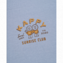 Camisetas Camiseta KAPPY Unisex Sunny Mates Half Sky Blue