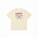 Camisetas Camiseta KAPPY Unisex Palm Coast Half Cream