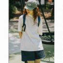 Camisetas Camiseta KAPPY Unisex Palm Coast Half Cream