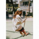 Camisetas Camiseta KAPPY Unisex Palm Coast Half Cream