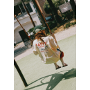 Camisetas Camiseta KAPPY Unisex Palm Coast Half Cream