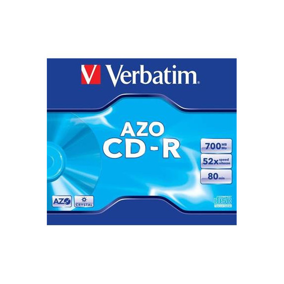 VERBATIM Cd-r 52X 700 Mb Super Azo Doble Proteccion