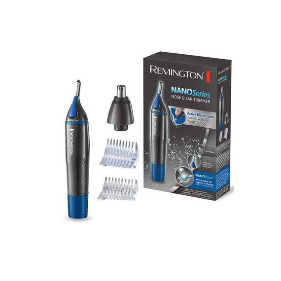 REMINGTON Cortapelo Nariz Oido NE3850 Resistente Al Agua Nano Silver