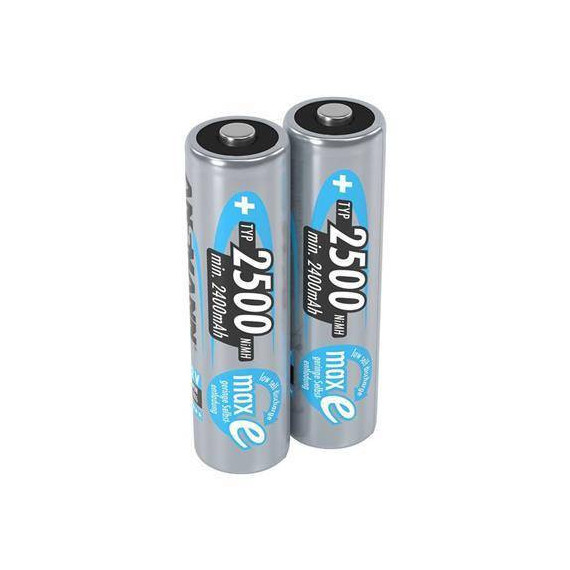 ANSMANN Pack 2 Pilas Aa Recargable 2500MAH Ni-mh Max E