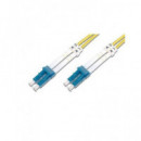 DIGITUS Cable Fibra Duplex Lc a Lc Sm 9/125UM Lszh OS2 1MTR Amarillo