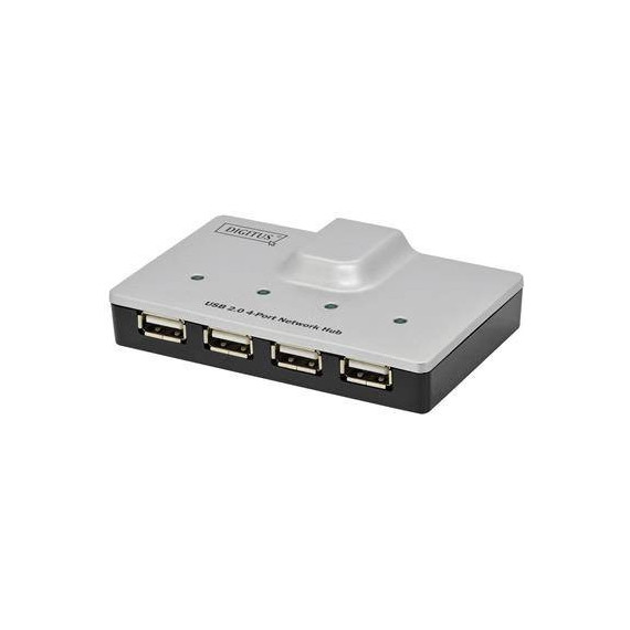 DIGITUS Hub RJ45 4 Puertos USB 2.0 10/100