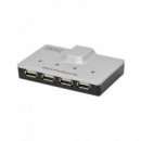 DIGITUS Hub RJ45 4 Puertos USB 2.0 10/100