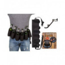 Out Of The Blue Cinturon para 6 Botellas de Cerveza con Abridor Metal 93/2096  LALO