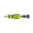 GOOBAY Destornillador con 14 Puntas Magnetico y Luz Led