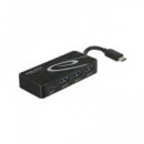 DELOCK Hub 3 Puertos USB 3.0 + Tipo-c/h a Conector Tipo-c/m 62537